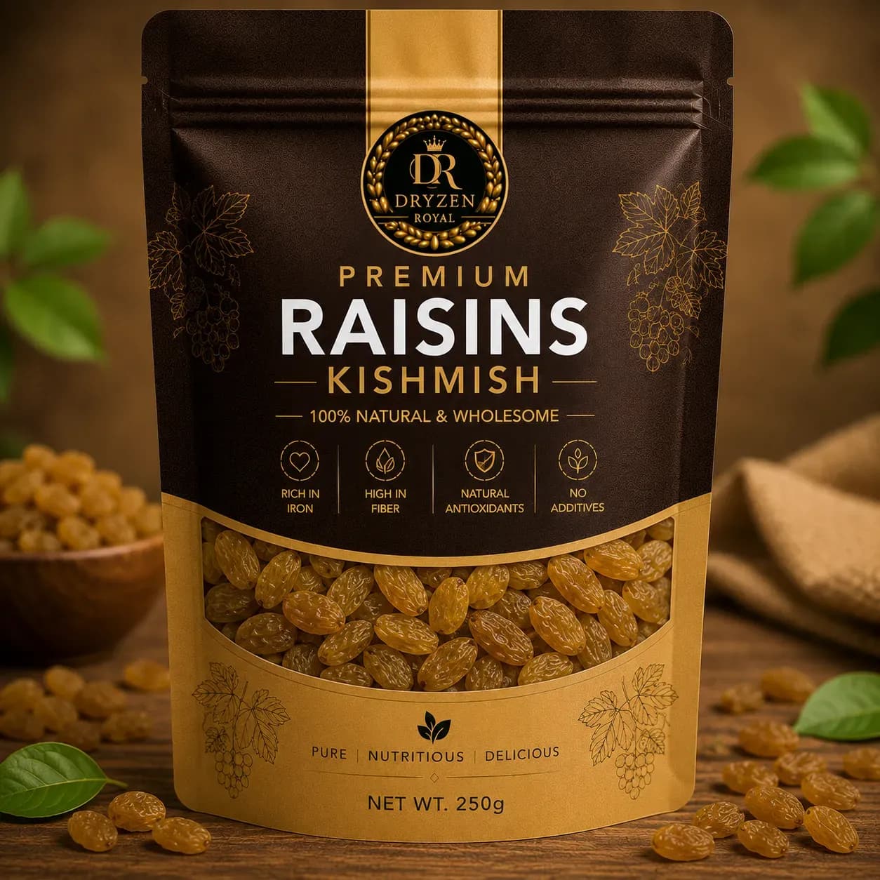 Premium Raisins (Kishmish) | Dryzen Royal